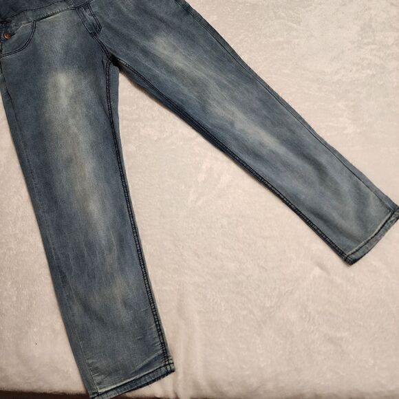 Unbranded Womens Chambray Overalls Size 2L - Picture 2 of 13